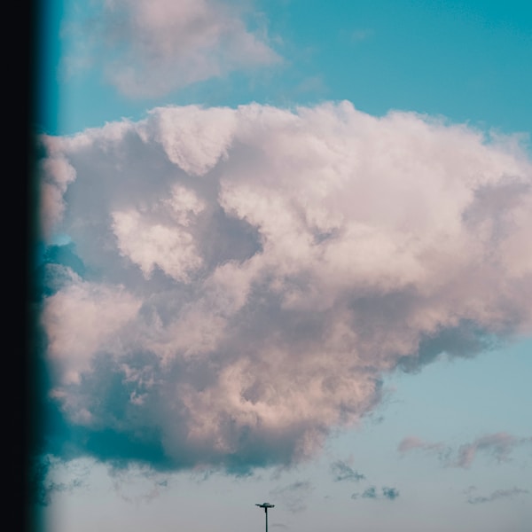 Dark storm clouds building over Central Florida