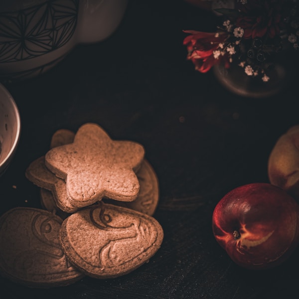 Homemade cookies fresh from the oven