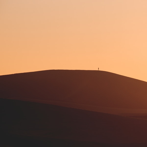 Saharan dust hazy orange sky atmosphere aerial