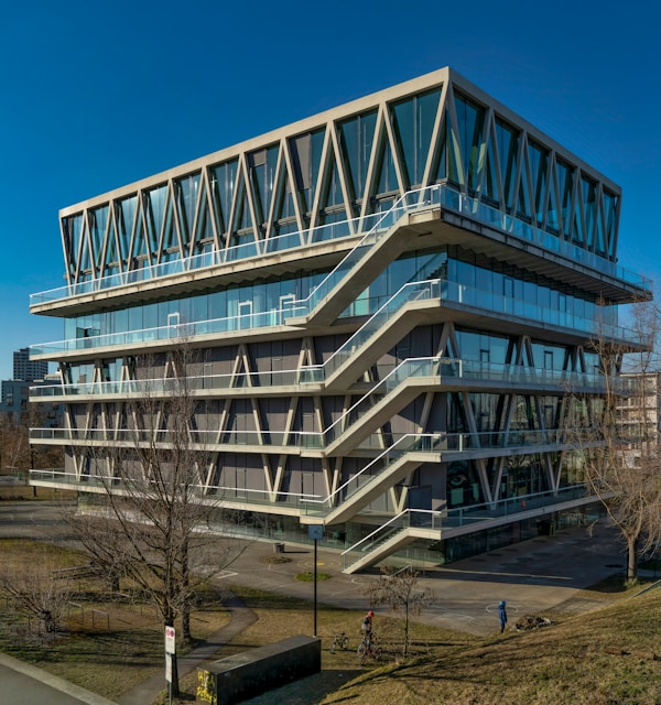 Laboratory science forensic modern building interior